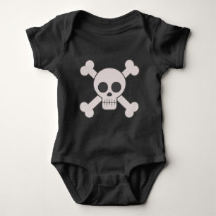 Skull & Crossbones Baby Suit Baby Bodysuit