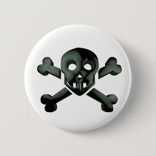 skull crossbones button