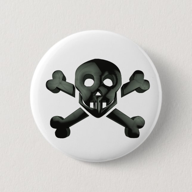 skull crossbones button (Front)