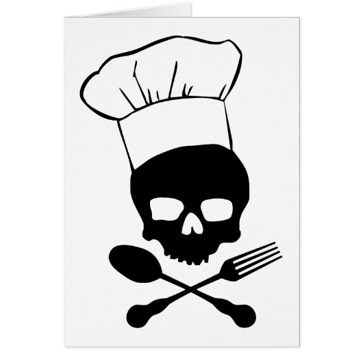Skull & Crossbones Chef Cards (Front)