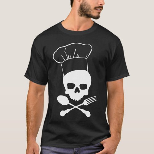 Skull  Crossbones Chef T_Shirt