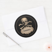Cute Skull With Bow Vinyl Sticker - Girly Decal For Car, Laptop, Phone & More