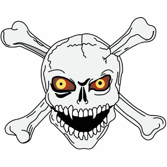 Skull & Crossbones Cutout (Front)