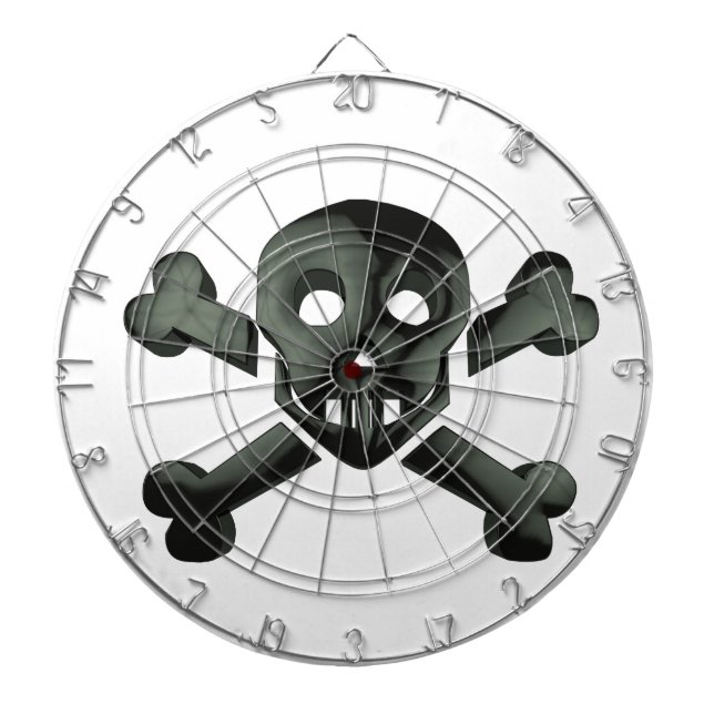 skull crossbones dart board (Front)