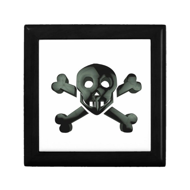 skull crossbones jewelry box (Front)