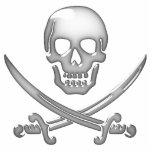 Skull & Crossbones - Jolly Roger Statuette<br><div class="desc">Be ye ready fer 'Talk Like A Pirate" Day,  ye scallywag... ...  Thank you for stopping by! Gravityx9 Designs offers a large variety of designs and images. Contact me for information about new products.  For more pirate themed products,  please visit the PIRATE  DAY section in this store.</div>