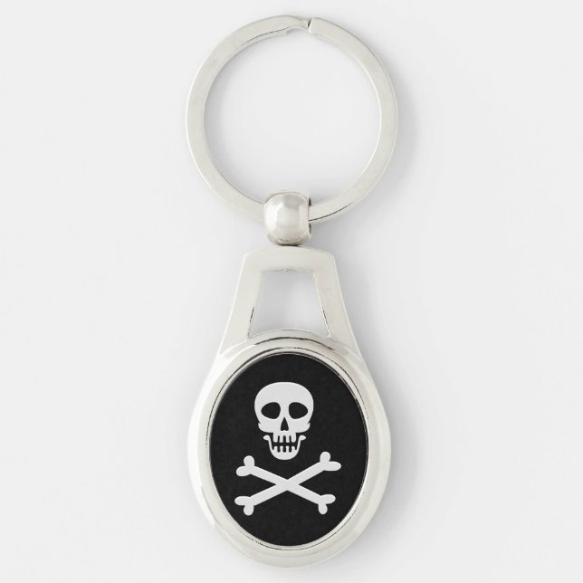 Skull & Crossbones Keychain (Front)