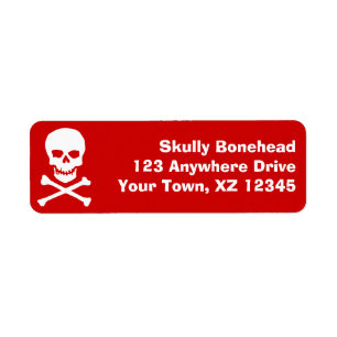 Skull & Crossbones Label