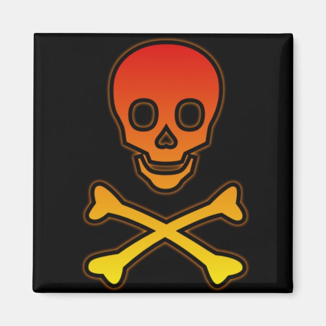 Skull/Crossbones Magnet (Front)