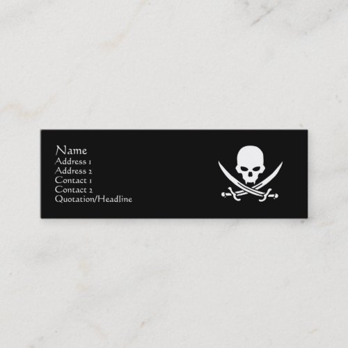 Skull &amp; Crossbones Business Cards