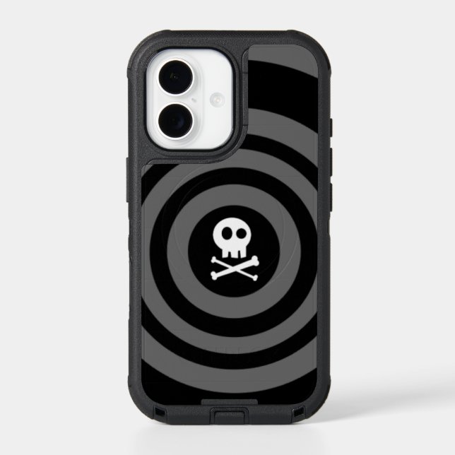 ~ Skull + Crossbones ~ Otterbox iPhone Case (Back)