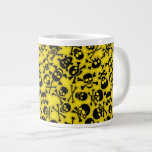 Skull &amp; Crossbones Pattern Giant Coffee Mug