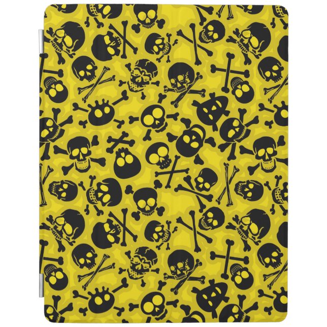Skull & Crossbones Pattern iPad Air Cover (Front)