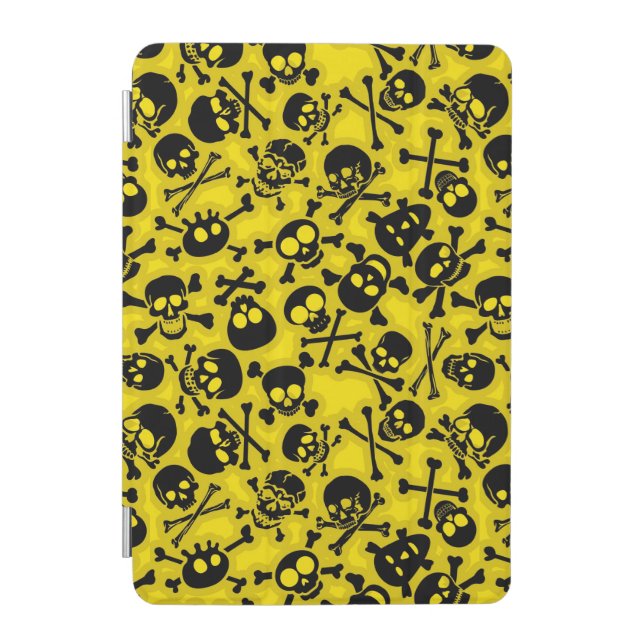 Skull & Crossbones Pattern iPad Mini Cover (Front)