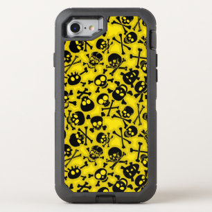 Skull & Crossbones Pattern OtterBox Defender iPhone SE/8/7 Case