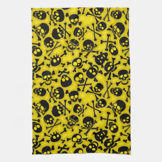 Skull & Crossbones Pattern Towel