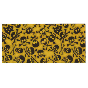 Skull & Crossbones Pattern Wood USB Flash Drive