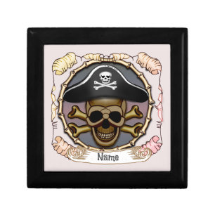 Skull Crossbones Pirate Gift Box
