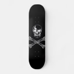Skull &amp; Crossbones Skateboard at Zazzle