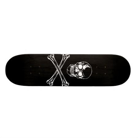 Skull & Crossbones Skateboard