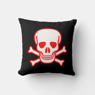 Skull & Crossbones Throw Pillow