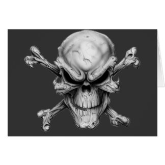 Skull Crossed Bones Cards
