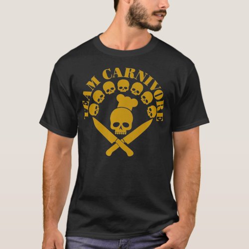 Skull Crossed Knifes BBQ Humor Butcher Smoking str T_Shirt