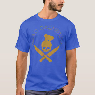 skull crossed knifes bbq humor cooking smoking 586 T-Shirt