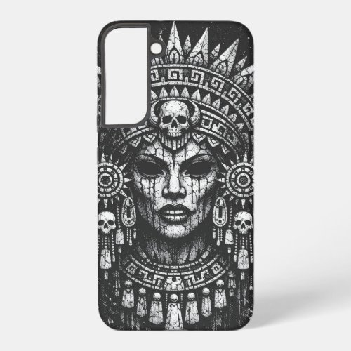 Skull‑Crowned Priestess — by BurnsInHell Samsung Galaxy S22+ Case