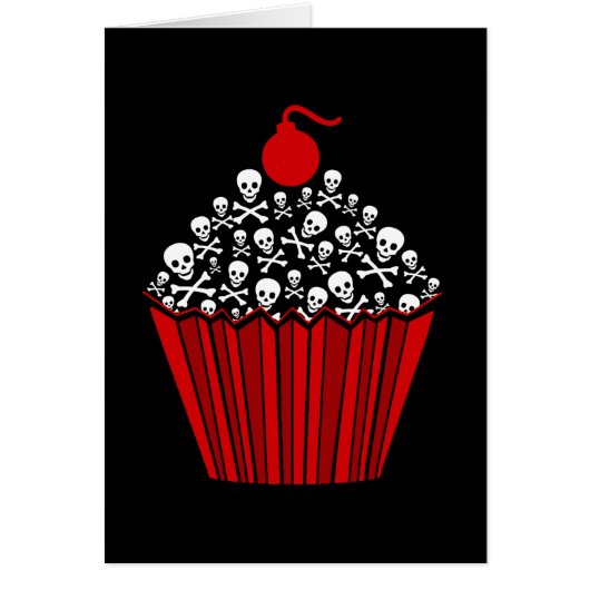 Skull Cupcake Cards (Front)
