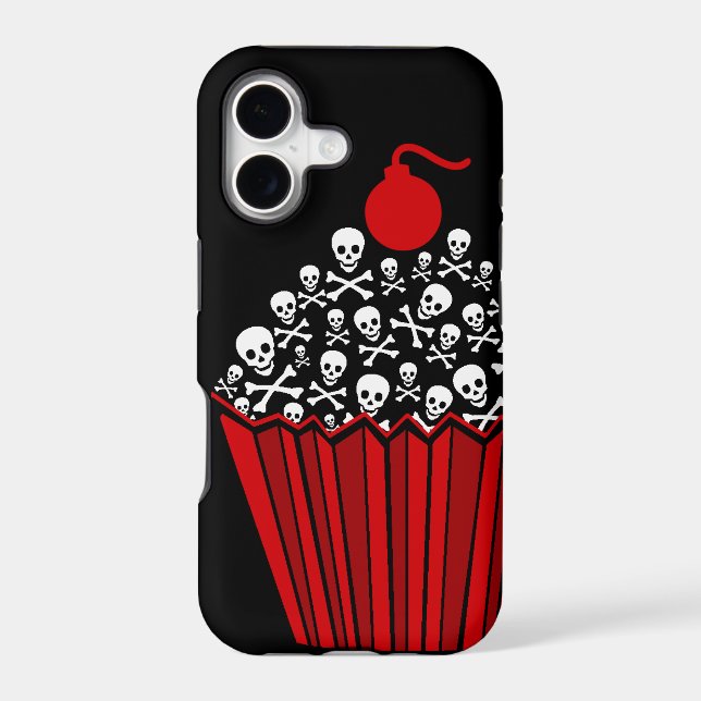 Skull Cupcake Case-Mate iPhone Case (Back)