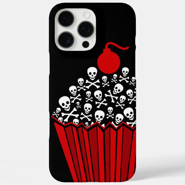 Skull Cupcake Case-Mate iPhone Case (Back)