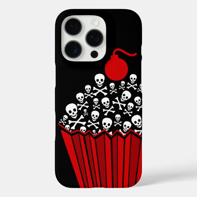 Skull Cupcake Case-Mate iPhone Case (Back)