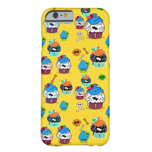 Skull Cupcake Fashion skulls Barely There iPhone 6 Case