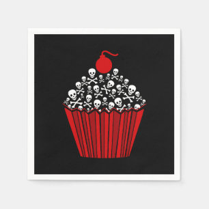 Skull Cupcake Napkins