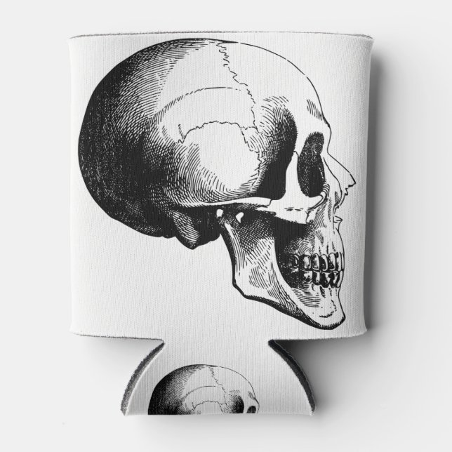 Skull Custom Can Cooler (Front)