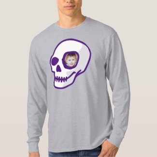 Skull custom photo day of the dead scary Halloween
