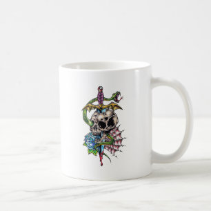 Skull & Dagger Tattoo Coffee Mug
