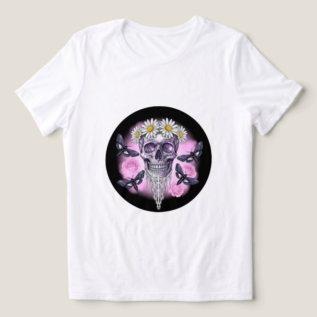 Skull Daisy Queen Tee 💀🌼 (Design Front)