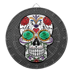 Skull Dartboard With Darts