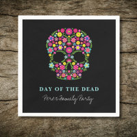 Skull Day of the dead halloween party