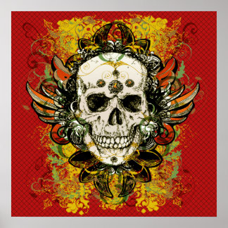 Skull Design Poster