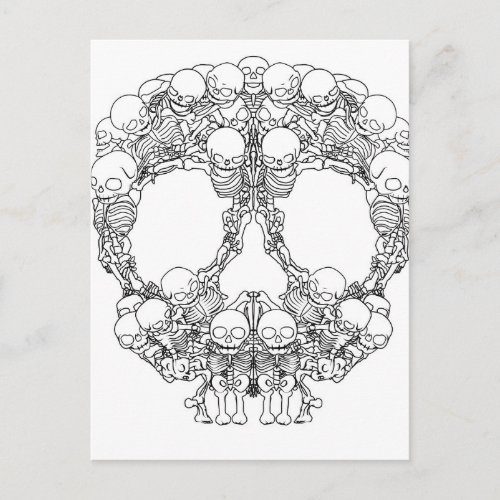 Skull Design _ Pyramid of Skulls Postcard