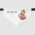 Skull - Devil Head with Snake Pet Bandana Collar<br><div class="desc">Skull - Devil Head with Snake - Fantasy Art - pencil drawing by Krisi ArtKSZP >>> More Products in Store Category >>> Angel Devil Golem Gargoyle Troll Vampire >>> Devil Skull and Snake</div>