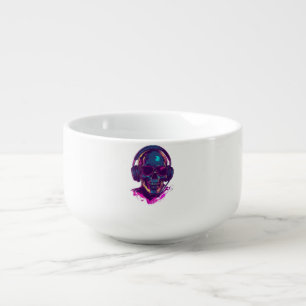 Skull DJ Vibes Soup Mug