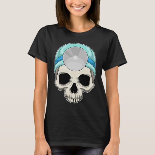 Skull Doctor Stethoscope T_Shirt