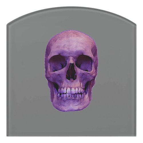 Skull Door Sign