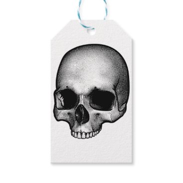 Skull Drawing Gift Tags Skull Drawing Gift Tags