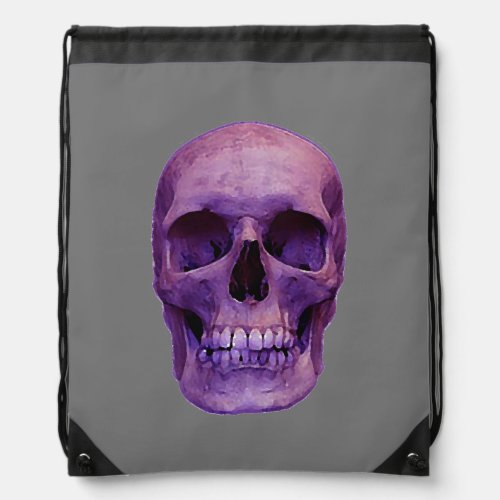 Skull Drawstring Bag