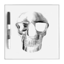 skull dry erase board